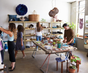 people inside a store