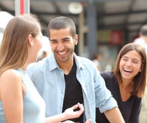 friends laughing