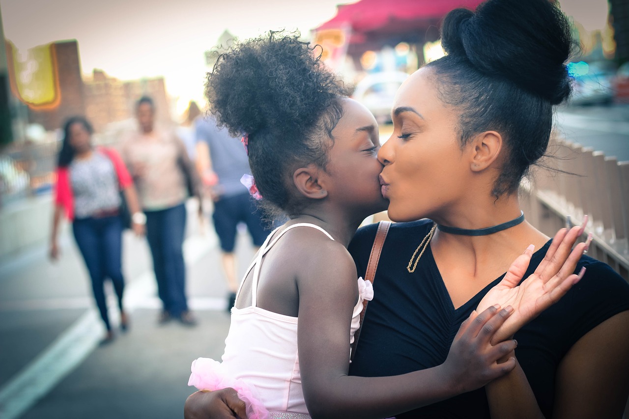 mother and daughter