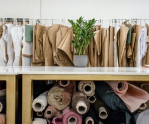 cloth rack in the business