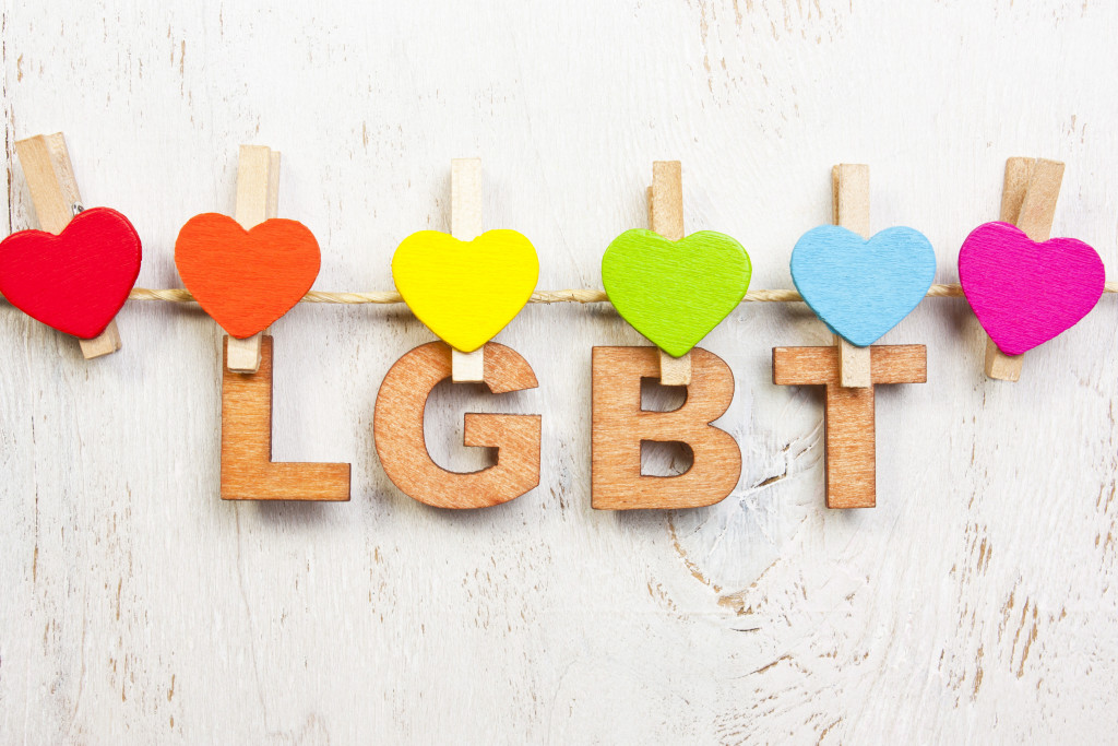 LGBT lettering