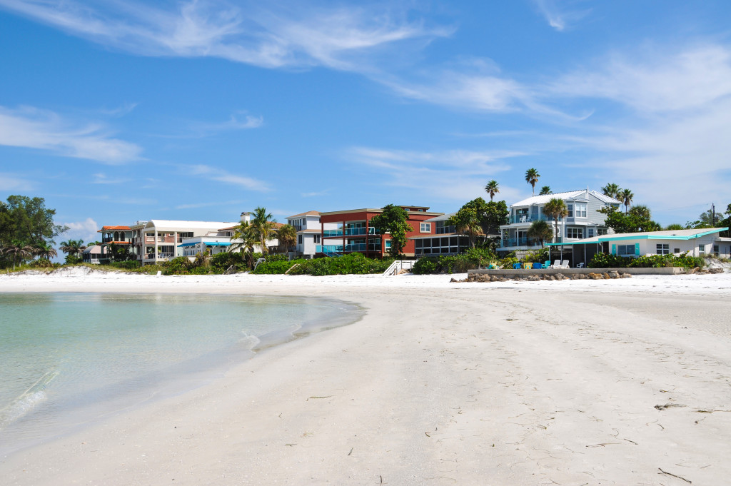 Beach front vacation homes