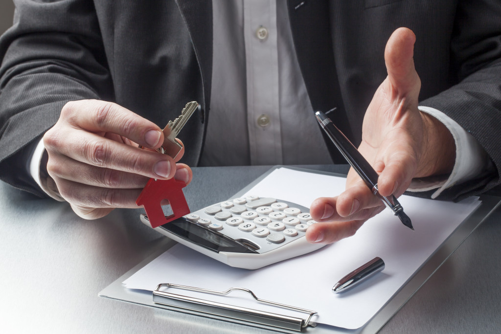 A landlord calculating