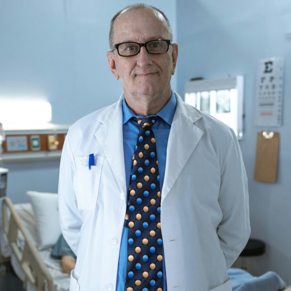 Male Doctor in White Coat
