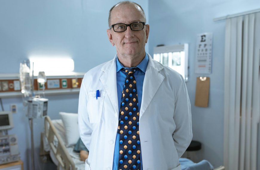 Male Doctor in White Coat